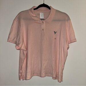 American Eagle Cropped Polo XL NWT